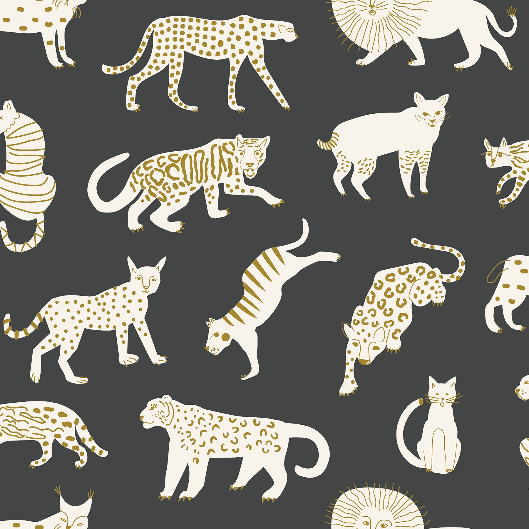 Kitty Kitty Novelty P&S Wallpaper by WallPops
