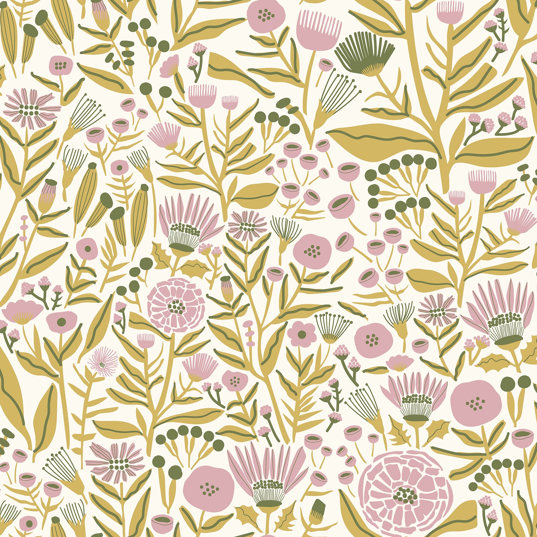 Marigold Forest P&S Wallpaper by WallPops