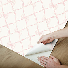 Baby Bow P&S Wallpaper - how to peel