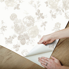 Everblooming Rosettes P&S Wallpaper - how to peel