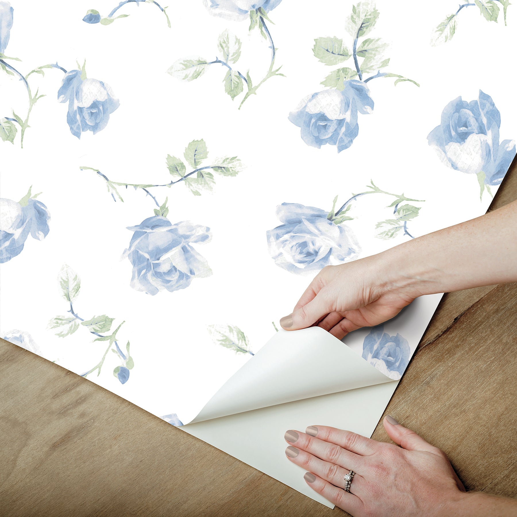 Ribbon Rosa P&S Wallpaper - how to peel