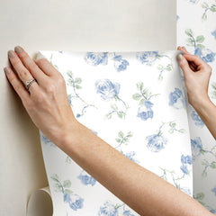 Ribbon Rosa P&S Wallpaper - how to stick