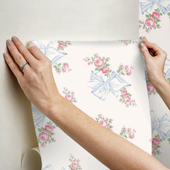 Rosa Beaux P&S Wallpaper - how to stick
