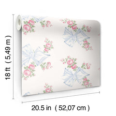 Rosa Beaux P&S Wallpaper - dimensions