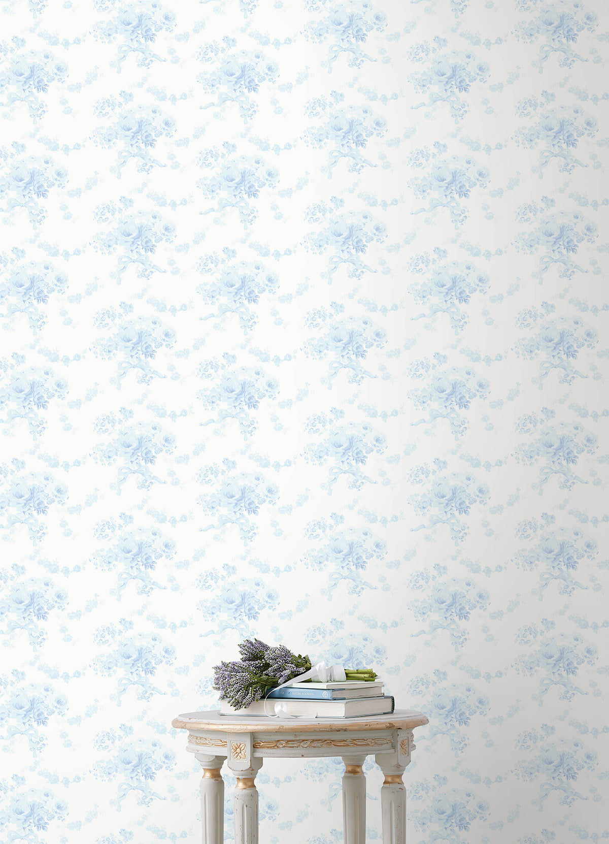 Champagne Harbor P&S Wallpaper in a room setting