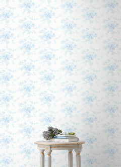 Champagne Harbor P&S Wallpaper in a room setting