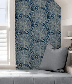 Sunburst P&S Wallpaper in a room setting