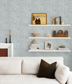 Sunburst P&S Wallpaper in a room setting