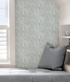 Sunburst P&S Wallpaper in a room setting