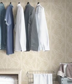 Sunburst P&S Wallpaper in a room setting