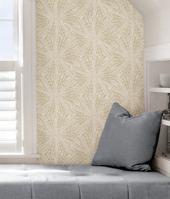 Sunburst P&S Wallpaper in a room setting