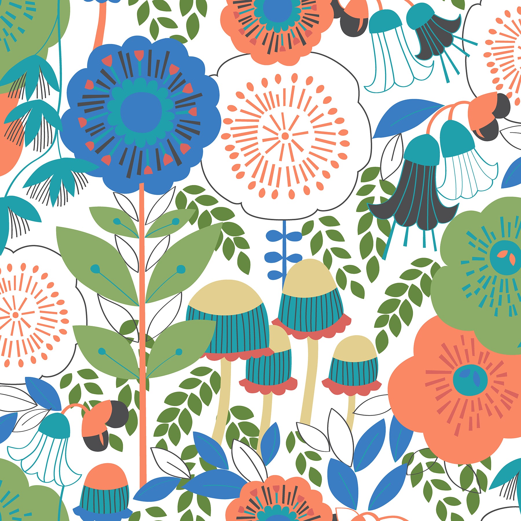 Dream Garden P&S Wallpaper by WallPops