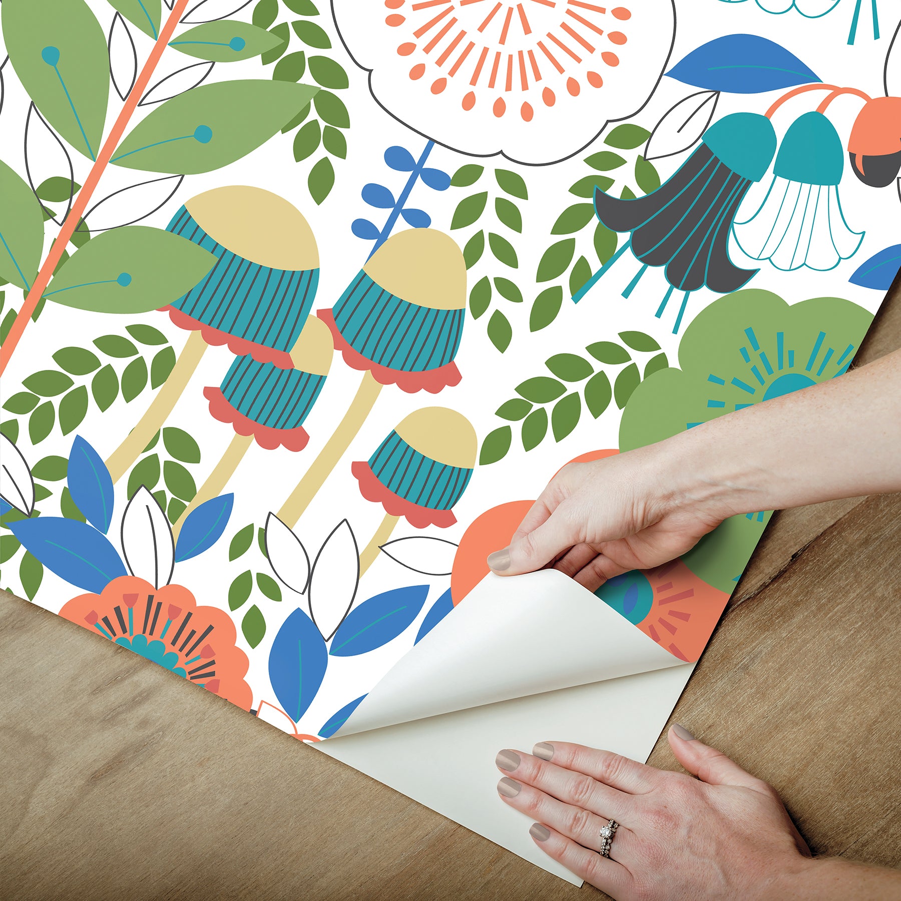 Dream Garden P&S Wallpaper - how to peel
