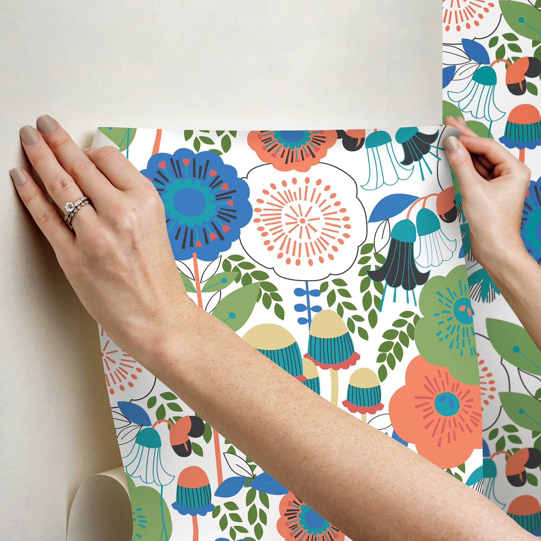 Dream Garden P&S Wallpaper - how to stick