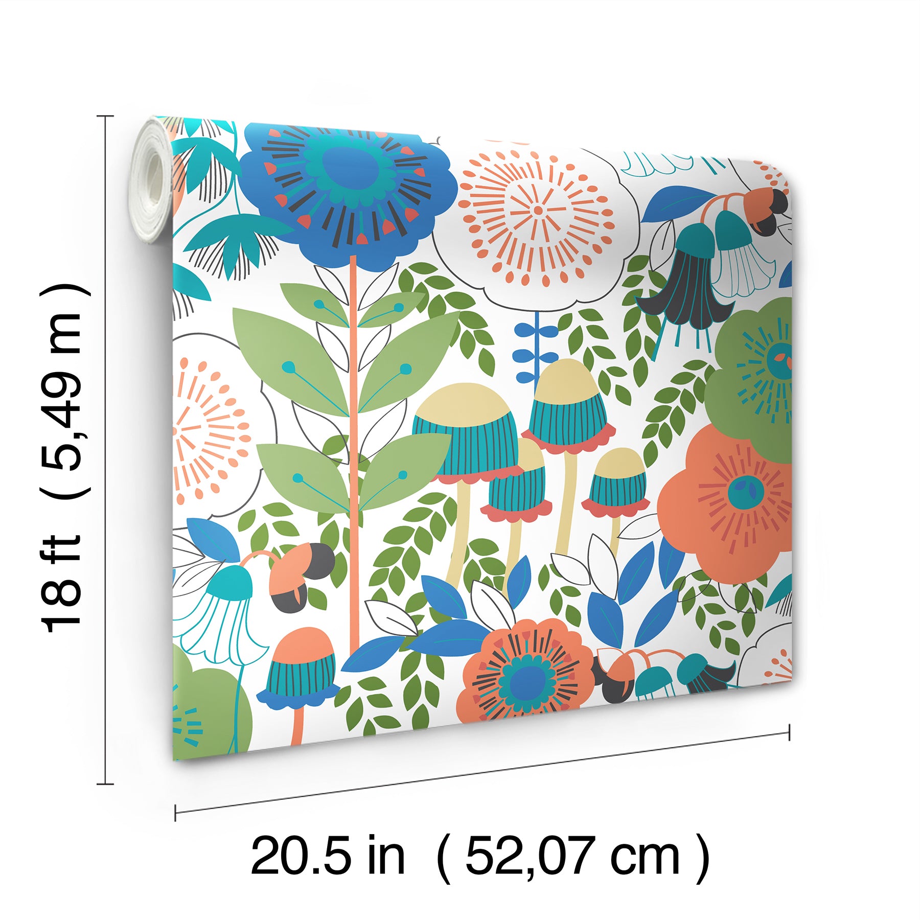 Dream Garden P&S Wallpaper - dimensions