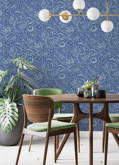 Jeani P&S Wallpaper in a room setting