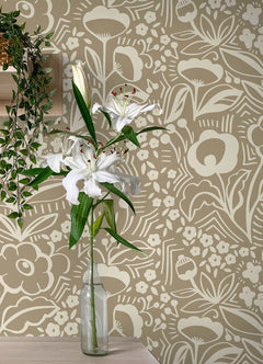 Jeani P&S Wallpaper in a room setting