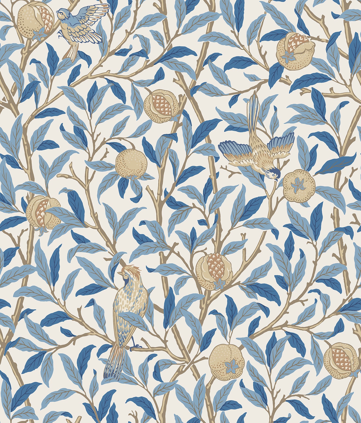 Bird and Pomegranate P&S Wallpaper by WallPops