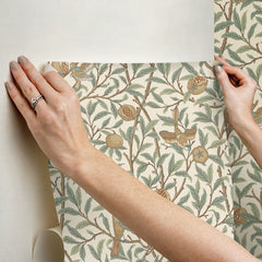 Bird and Pomegranate P&S Wallpaper - how to stick