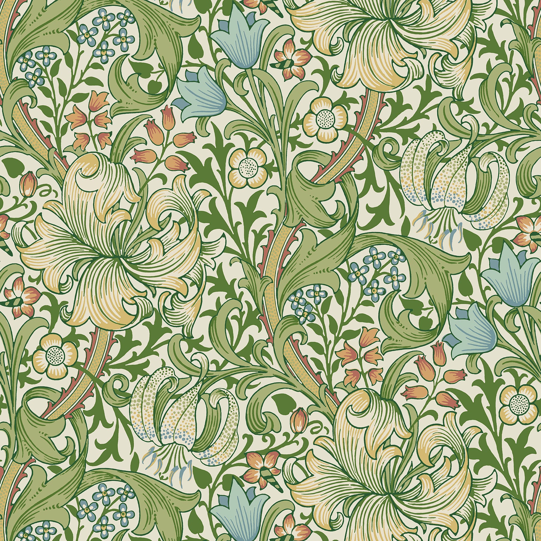 Golden lily P&S Wallpaper by WallPops