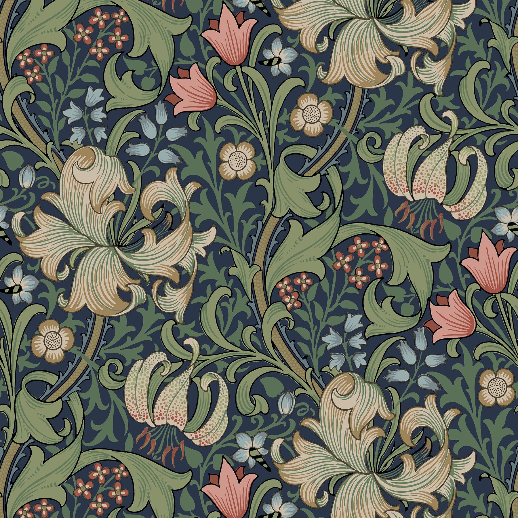 Golden Lily P&S Wallpaper by WallPops