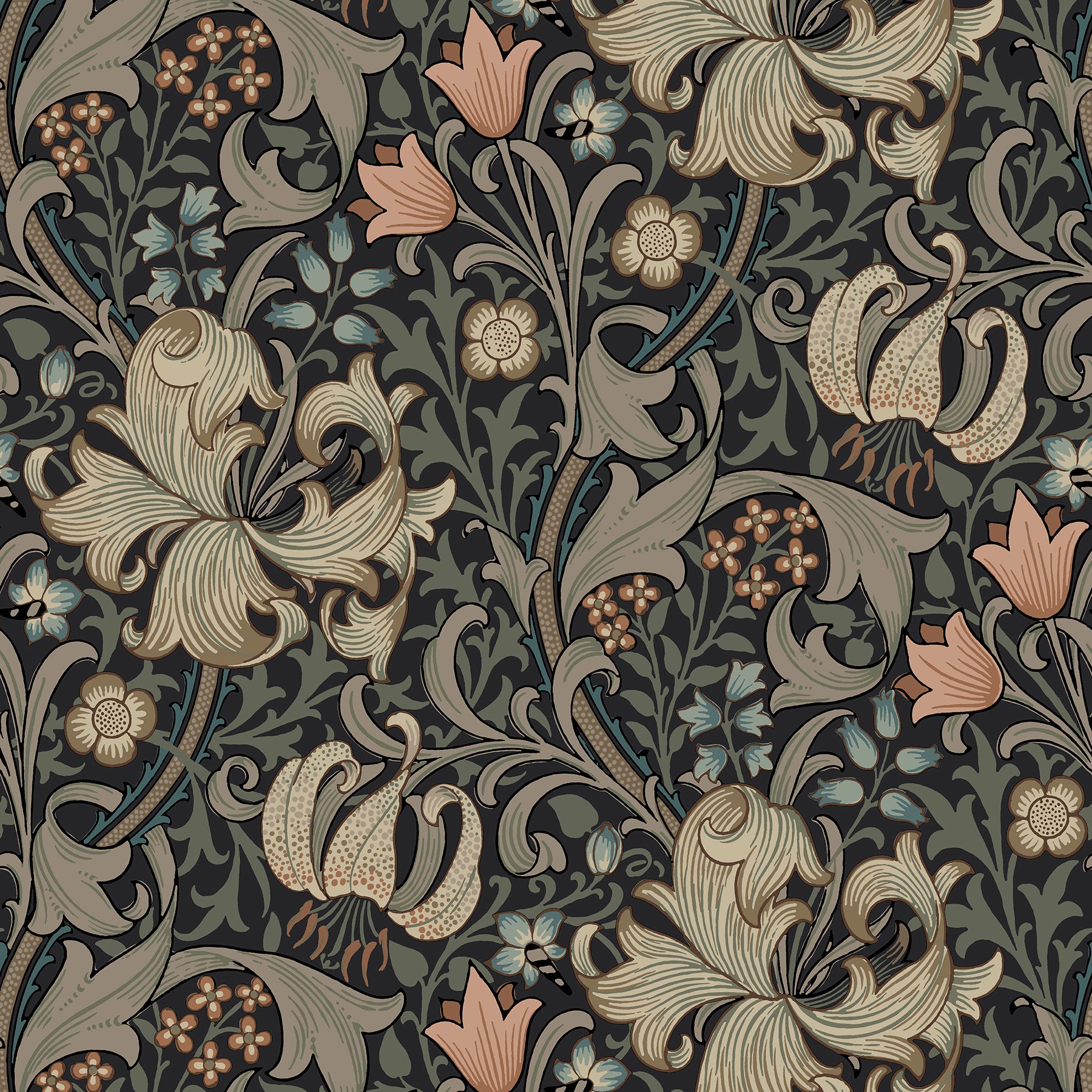 Golden Lily P&S Wallpaper by WallPops