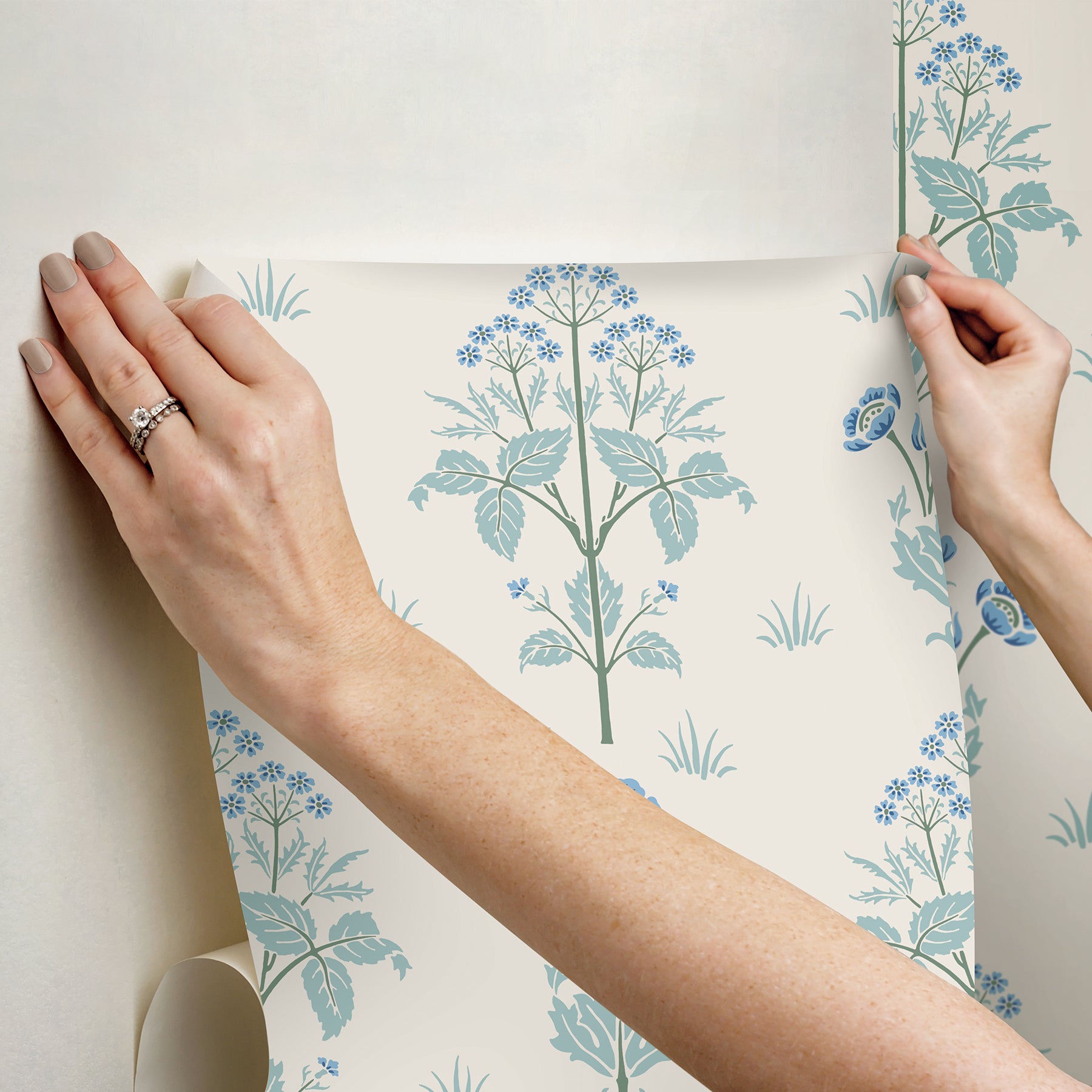 Meadow Sweet P&S Wallpaper - how to stick