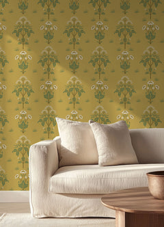 Meadow Sweet P&S Wallpaper in a room setting