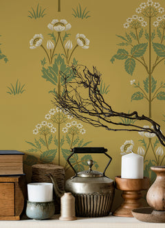 Meadow Sweet P&S Wallpaper in a room setting
