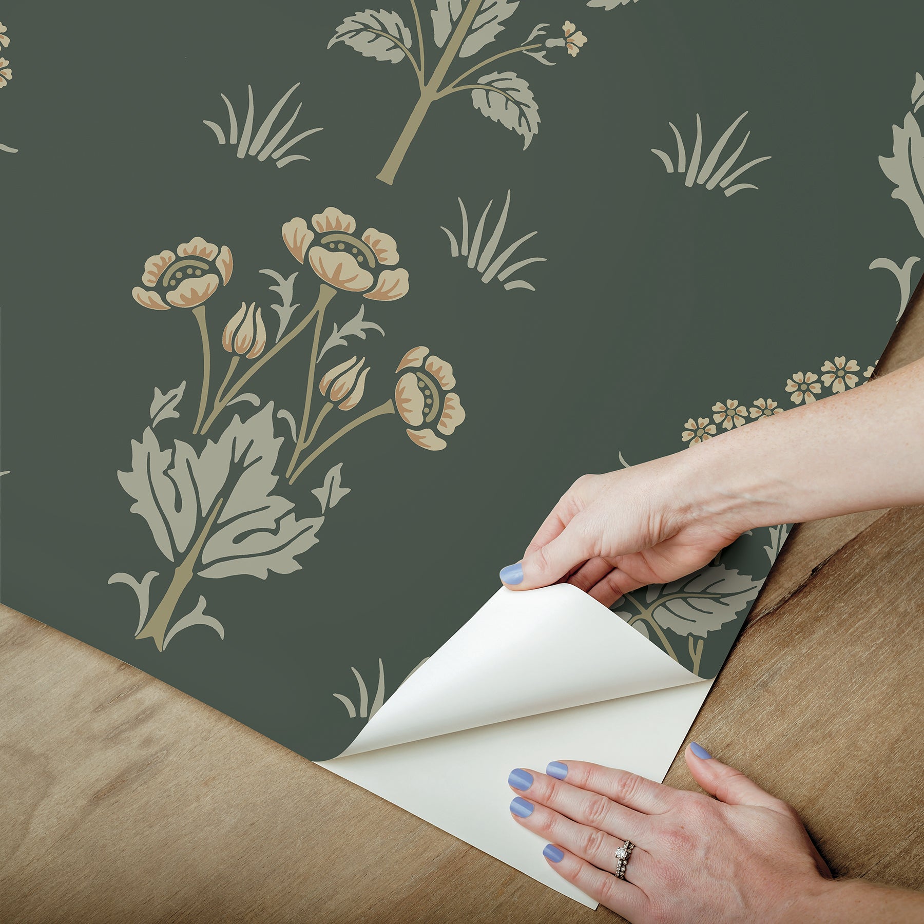 Meadow Sweet P&S Wallpaper - how to peel
