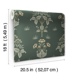 Meadow Sweet P&S Wallpaper - dimensions