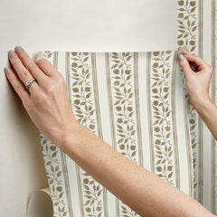 Rosehip Stripe P&S Wallpaper - how to stick