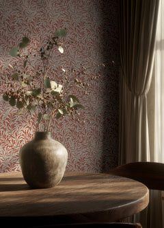 Willow Boughs P&S Wallpaper in a room setting