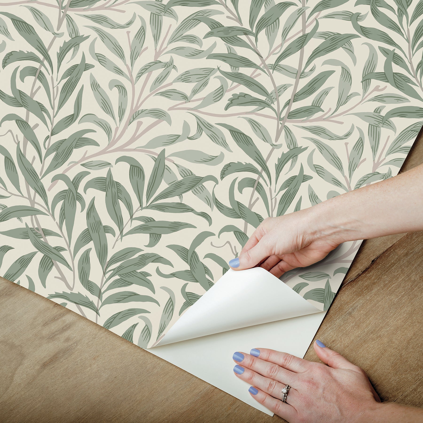 Willow Boughs P&S Wallpaper - how to peel