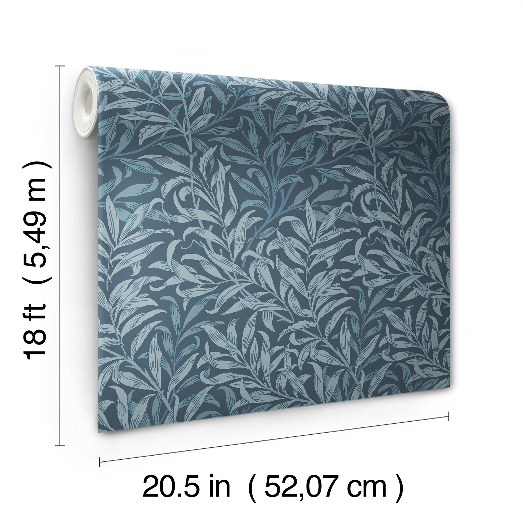 Willow Boughs P&S Wallpaper - dimensions