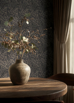 Willow Boughs P&S Wallpaper in a room setting