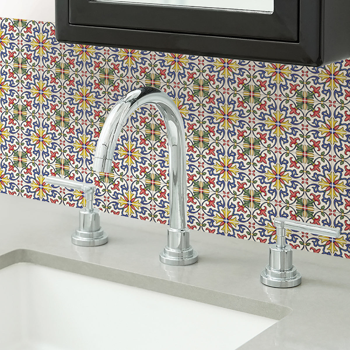 Tuscan Tiles in a room setting