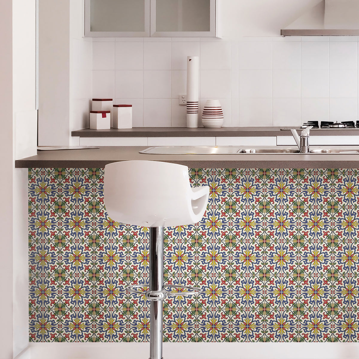 Tuscan Tiles in a room setting