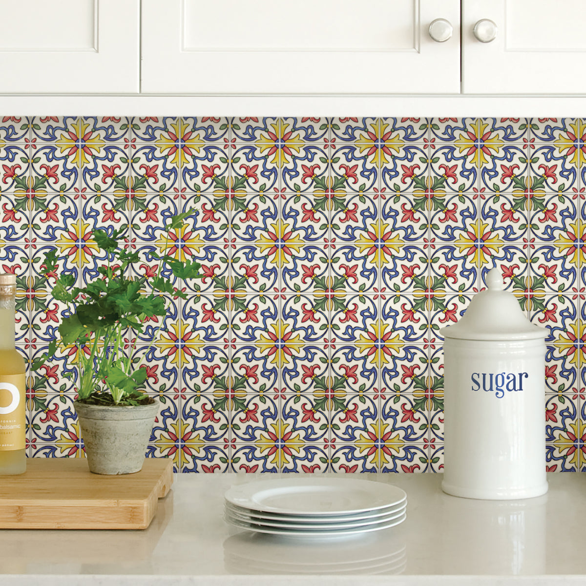Tuscan Tiles in a room setting