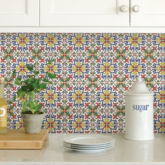 Tuscan Tiles in a room setting