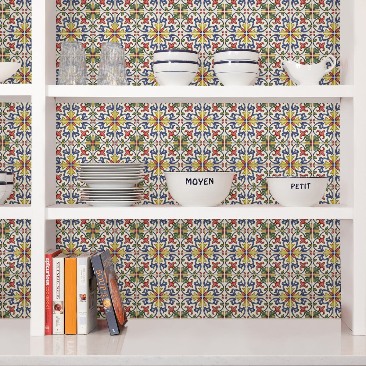 Tuscan Tiles in a room setting