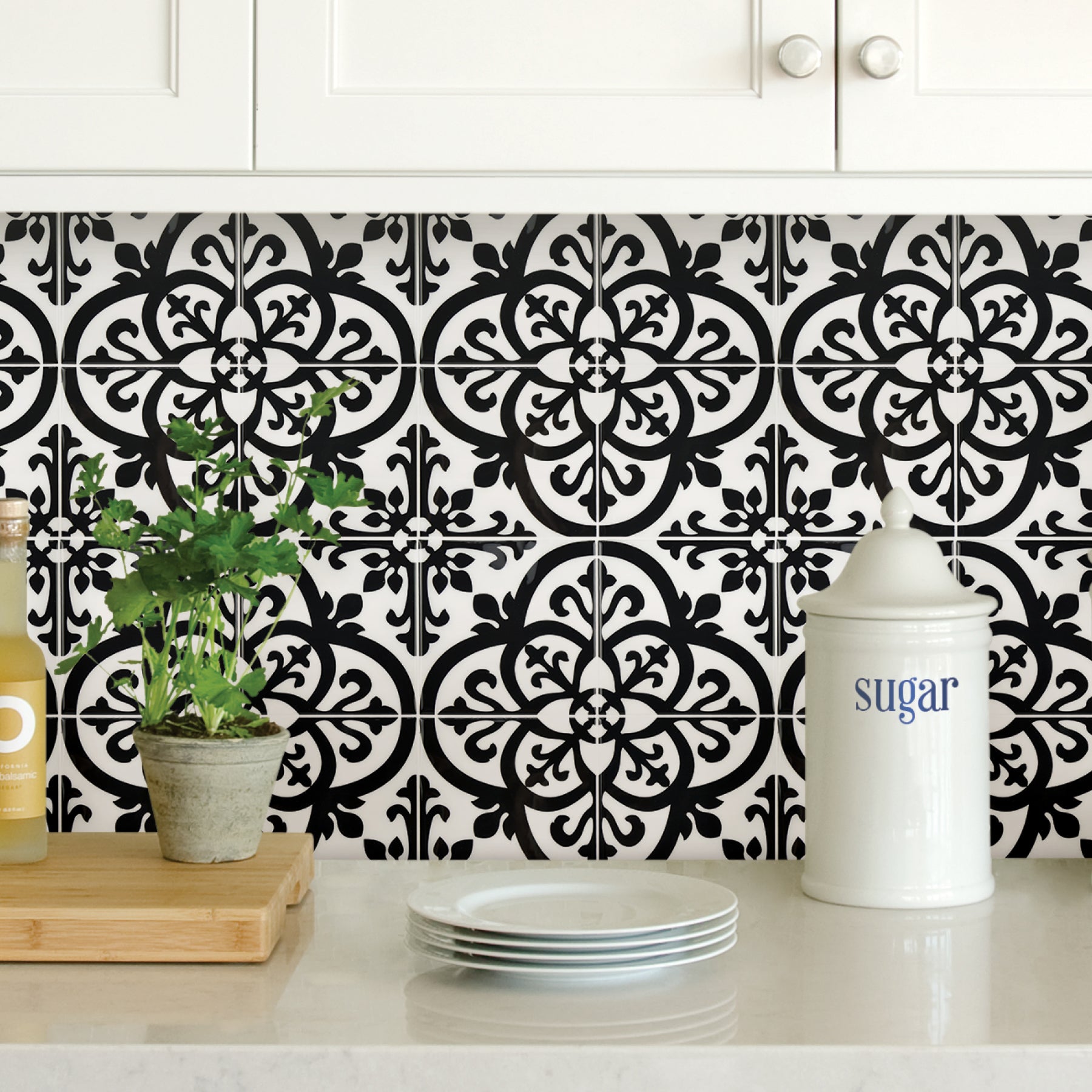 Avignon Tiles in a room setting