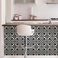 Avignon Tiles in a room setting