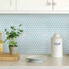 Penny Tile Tiles in a room setting