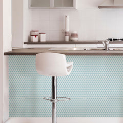 Penny Tile Tiles in a room setting