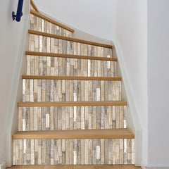 Weathered Plank P&S Wallpaper in a room setting