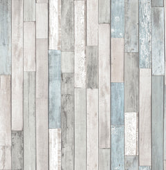 Weathered Plank P&S Wallpaper by WallPops