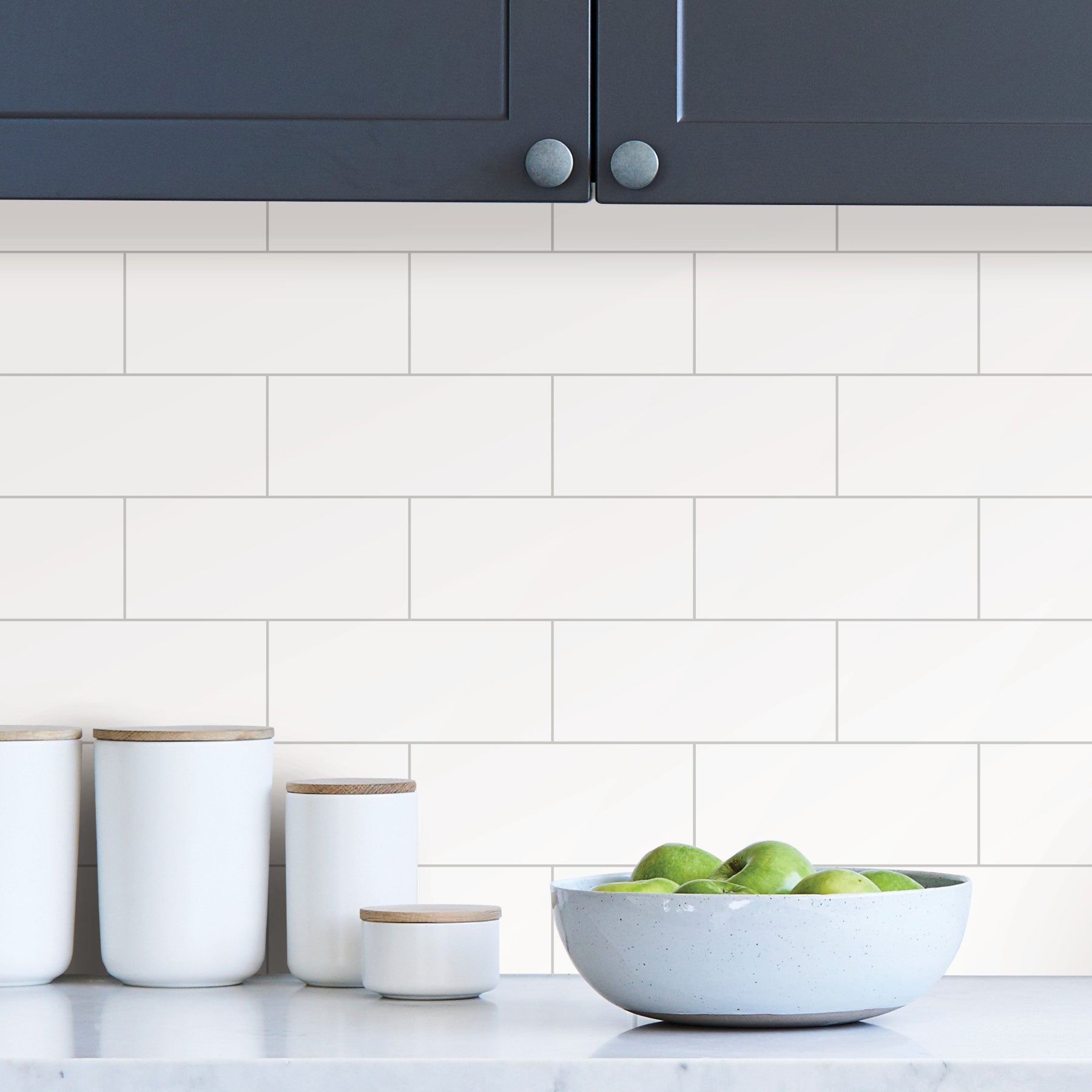 Metro Rolled Backsplash in a room setting
