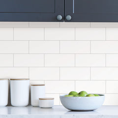 Metro Rolled Backsplash in a room setting