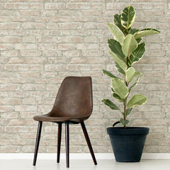 Denver Brick P&S Wallpaper in a room setting